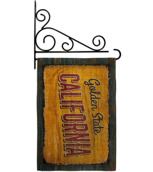 California Vintage - States Americana Vertical Impressions Decorative Flags HG140949 Made In USA - Image 18