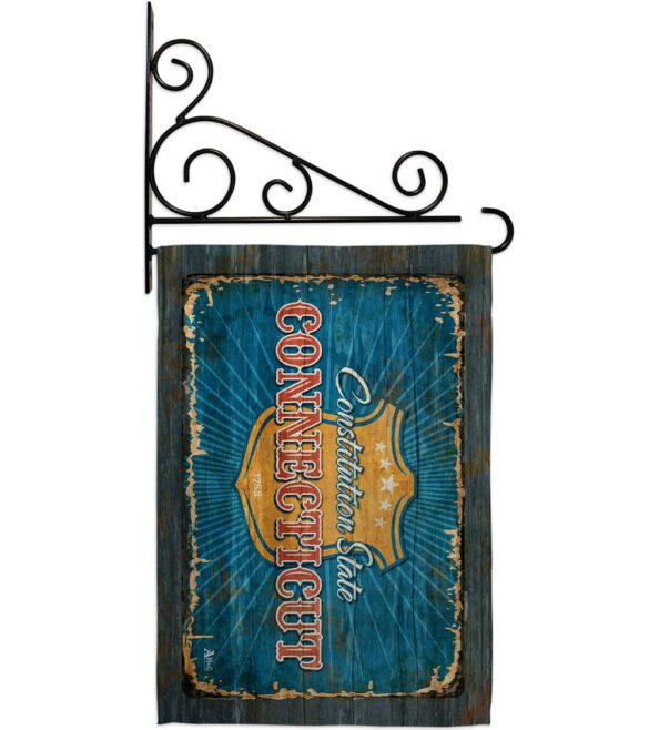 Connecticut Vintage - States Americana Vertical Impressions Decorative Flags HG140951 Made In USA - Image 8