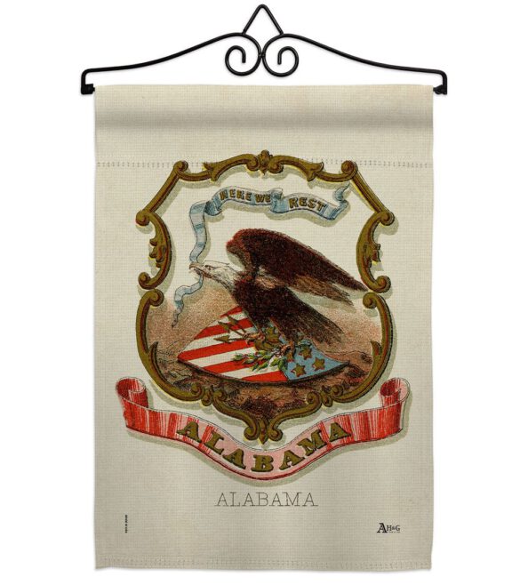 Coat of arms of Alabama - States Americana Vertical Impressions Decorative Flags HG141208 Made In USA - Image 16