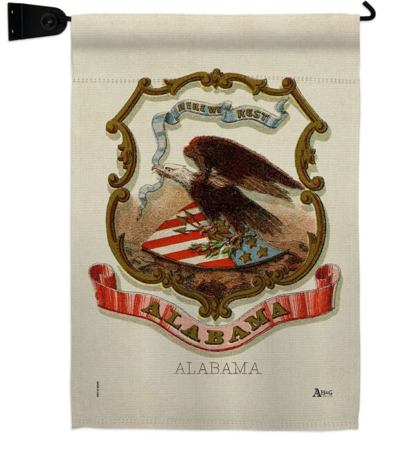 Coat of arms of Alabama - States Americana Vertical Impressions Decorative Flags HG141208 Made In USA - Image 18