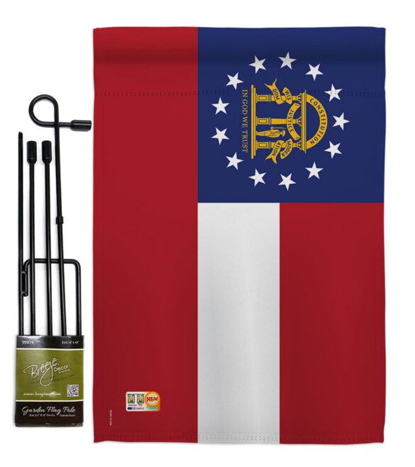 Georgia - States Americana Vertical Impressions Decorative Flags HG191511 Made In USA - Image 4