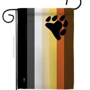 Bear Brotherhood - Support Inspirational Vertical Impressions Decorative Flags HG148004 Made In USA