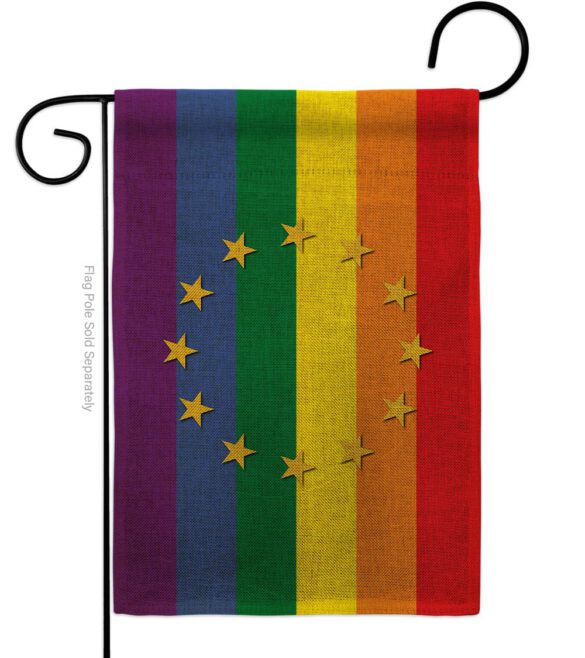 European Union Pride - Support Inspirational Vertical Impressions Decorative Flags HG148671 Made In USA - Image 11