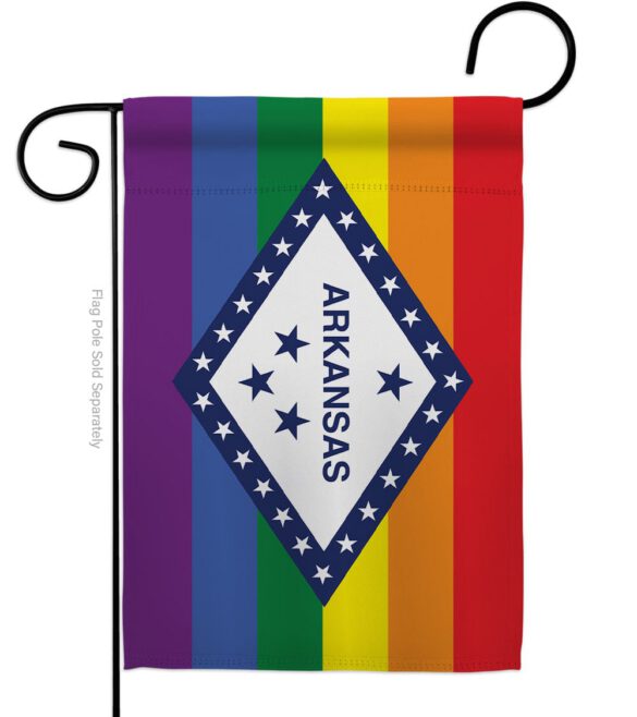 Arkansas Pride - Support Inspirational Vertical Impressions Decorative Flags HG148679 Made In USA - Image 2