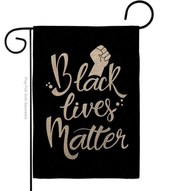 BLM Solidarity - Support Inspirational Vertical Impressions Decorative Flags HG170054 Made In USA - Image 11