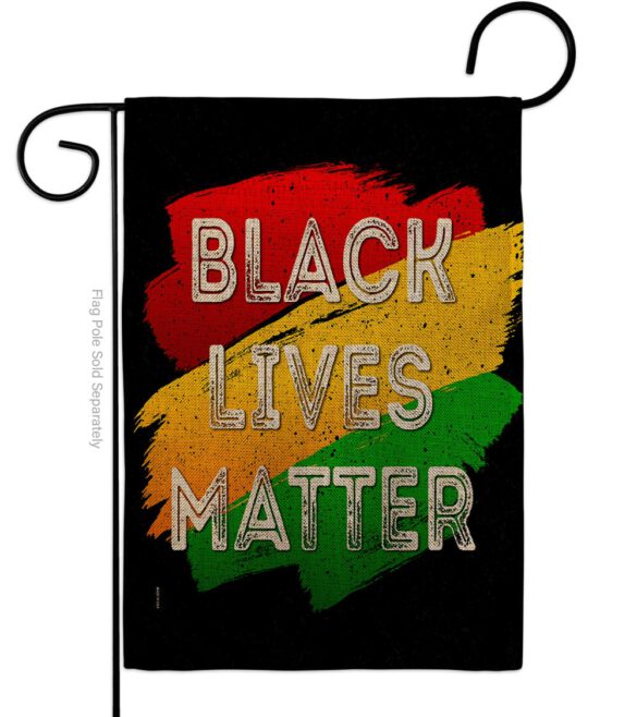 Black Lives Freedom - Support Inspirational Vertical Impressions Decorative Flags HG170071 Made In USA - Image 11