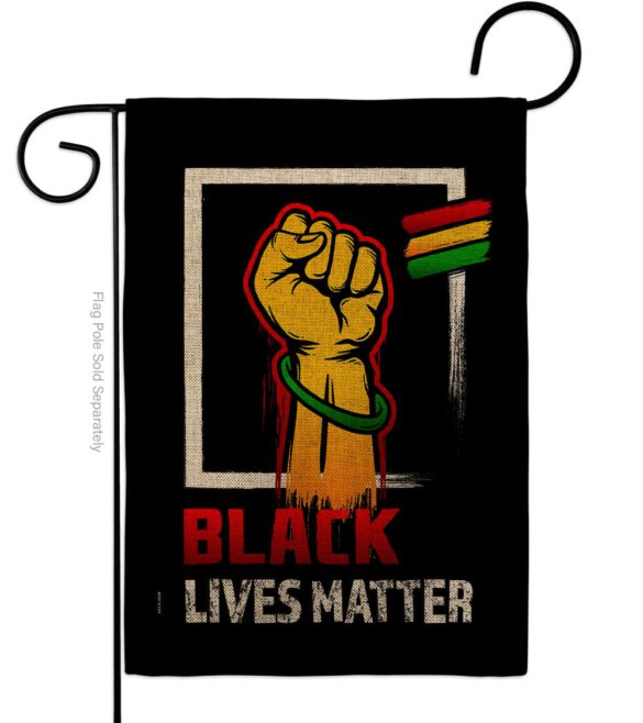 Black Matter Anti Racism - Support Inspirational Vertical Impressions Decorative Flags HG170073 Made In USA - Image 11