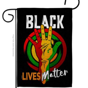 Black Freedom Civil  - Support Inspirational Vertical Impressions Decorative Flags HG170085 Made In USA