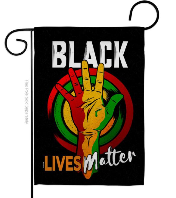 Black Freedom Civil  - Support Inspirational Vertical Impressions Decorative Flags HG170085 Made In USA