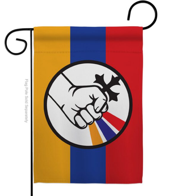 Artsakh Strong Armenia - Support Inspirational Vertical Impressions Decorative Flags HG170155 Made In USA - Image 2