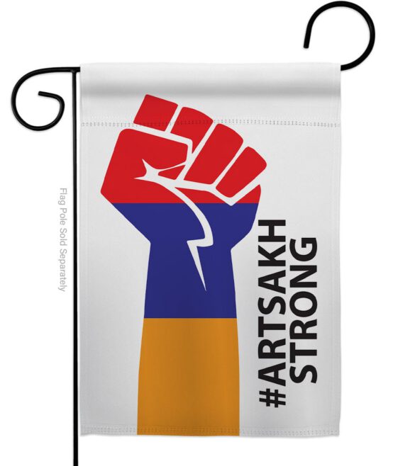 Artsakh Stay Strong - Support Inspirational Vertical Impressions Decorative Flags HG170156 Made In USA - Image 2