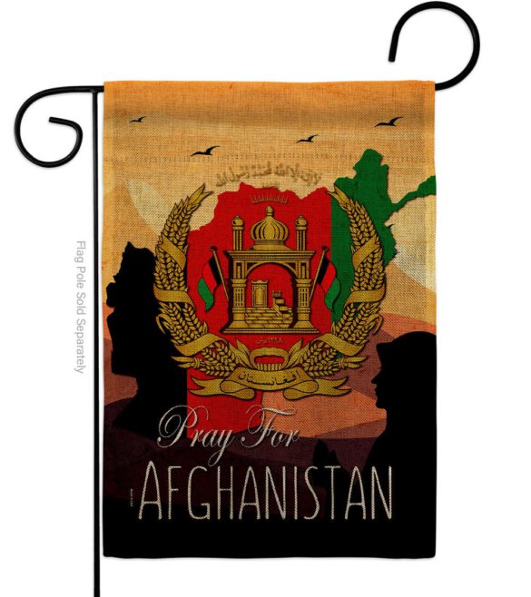 Afghanistan We Pray - Support Inspirational Vertical Impressions Decorative Flags HG170222 Made In USA - Image 14