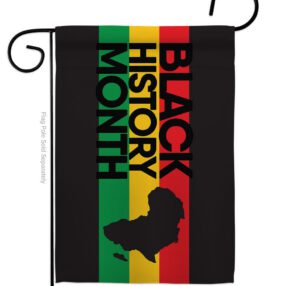 Black History - Support Inspirational Vertical Impressions Decorative Flags HG192431 Made In USA