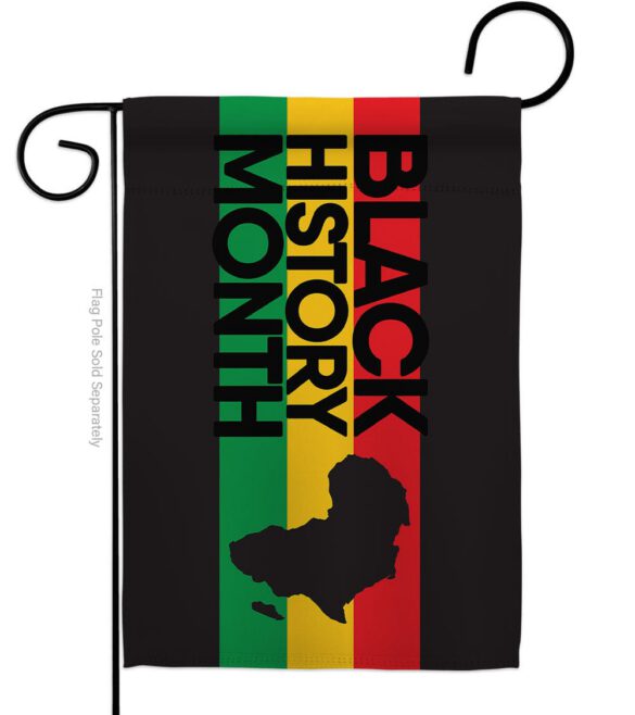 Black History - Support Inspirational Vertical Impressions Decorative Flags HG192431 Made In USA