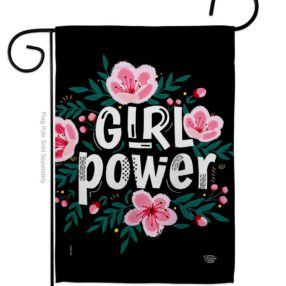 Girl Power - Support Inspirational Vertical Impressions Decorative Flags HG192606 Made In USA