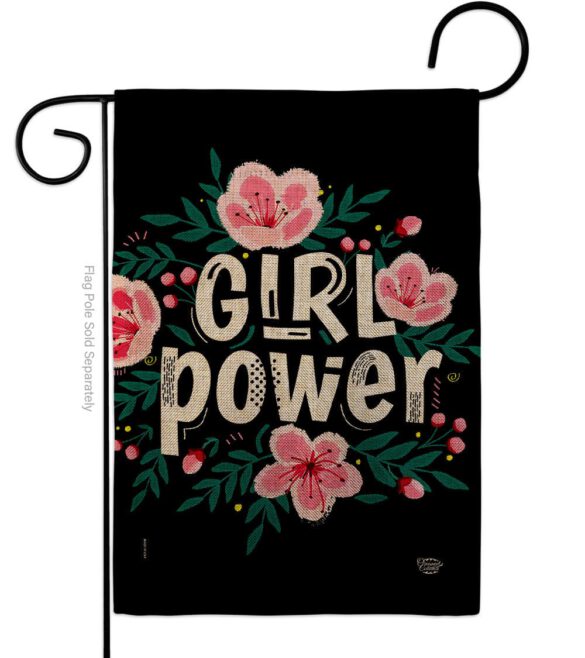 Girl Power - Support Inspirational Vertical Impressions Decorative Flags HG192606 Made In USA - Image 11