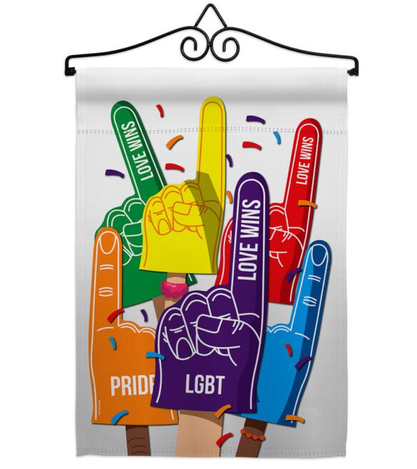 #1 Love Wins - Support Inspirational Vertical Impressions Decorative Flags HG115157 Made In USA - Image 8