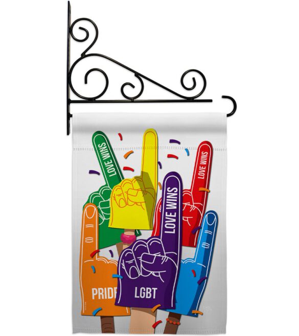 #1 Love Wins - Support Inspirational Vertical Impressions Decorative Flags HG115157 Made In USA - Image 9