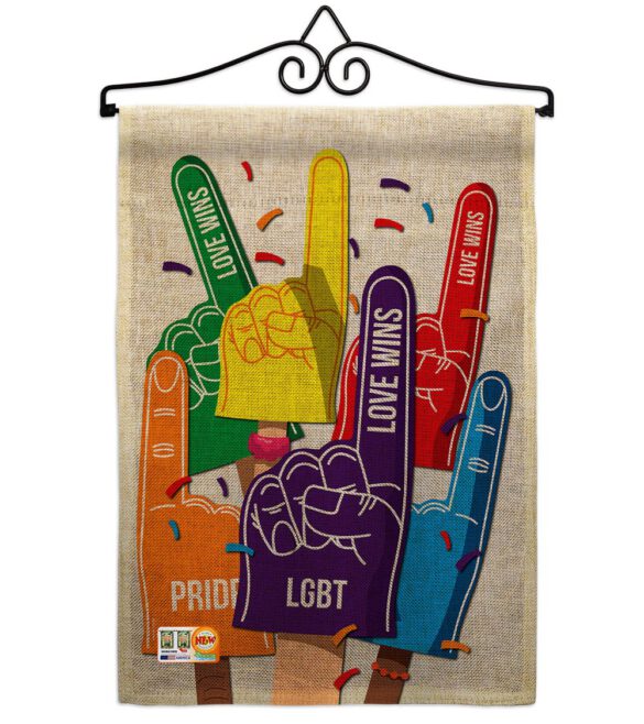 #1 Love Wins - Support Inspirational Vertical Impressions Decorative Flags HG115157 Made In USA - Image 14