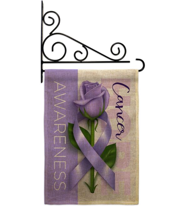 Cancer Awareness World Day - Support Inspirational Vertical Impressions Decorative Flags HG115208 Made In USA - Image 18