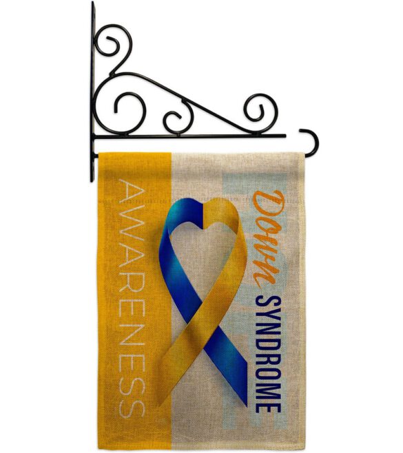 Down Syndrome Awareness - Support Inspirational Vertical Impressions Decorative Flags HG115210 Made In USA - Image 18
