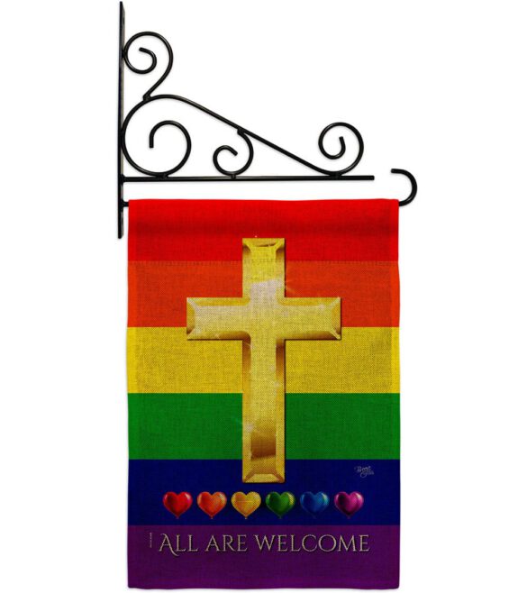 All Are Welcome - Support Inspirational Vertical Impressions Decorative Flags HG115248 Made In USA - Image 19
