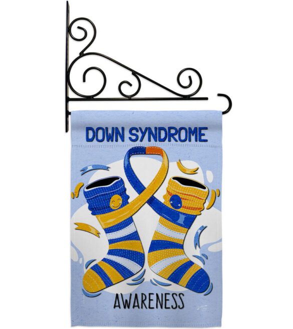 Down Syndrome - Support Inspirational Vertical Impressions Decorative Flags HG137423 Made In USA - Image 8