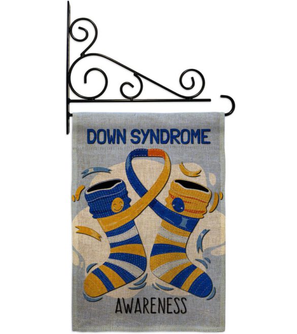 Down Syndrome - Support Inspirational Vertical Impressions Decorative Flags HG137423 Made In USA - Image 18