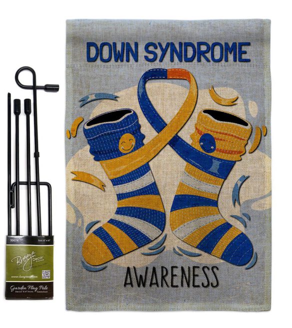 Down Syndrome - Support Inspirational Vertical Impressions Decorative Flags HG137423 Made In USA - Image 14