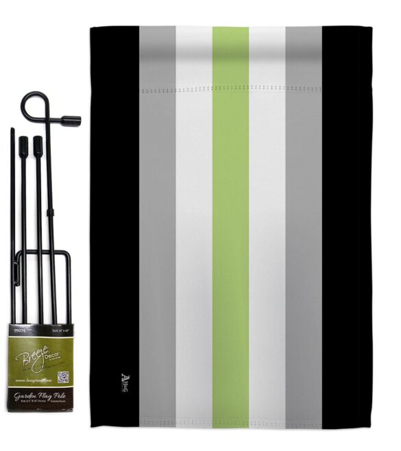 Agender Pride - Support Inspirational Vertical Impressions Decorative Flags HG148001 Made In USA - Image 5