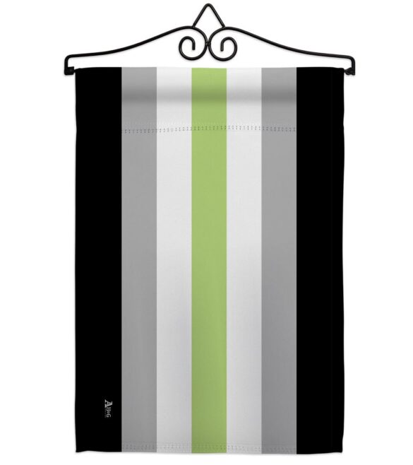 Agender Pride - Support Inspirational Vertical Impressions Decorative Flags HG148001 Made In USA - Image 8