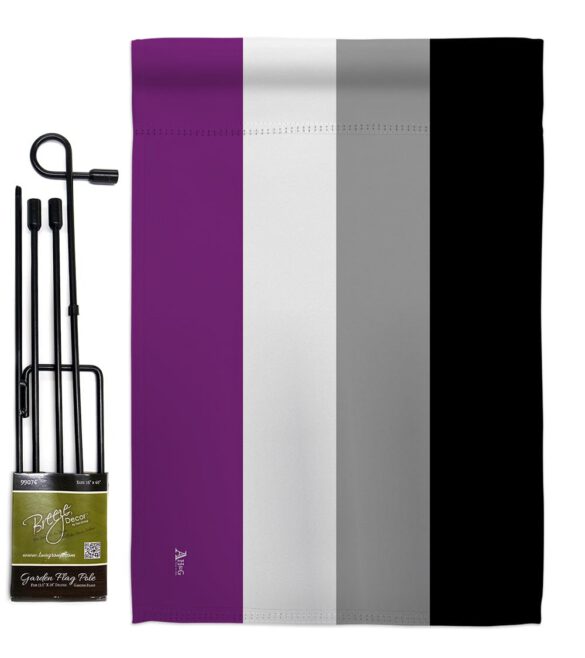 Asexua - Support Inspirational Vertical Impressions Decorative Flags HG148002 Made In USA - Image 5