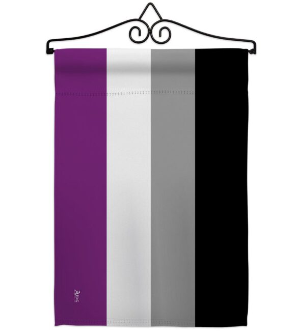 Asexua - Support Inspirational Vertical Impressions Decorative Flags HG148002 Made In USA - Image 8