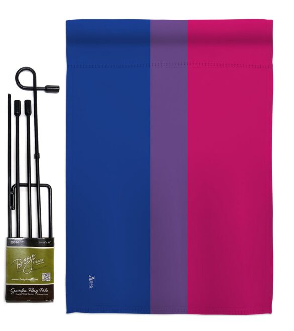 Bisexual - Support Inspirational Vertical Impressions Decorative Flags HG148005 Made In USA - Image 4