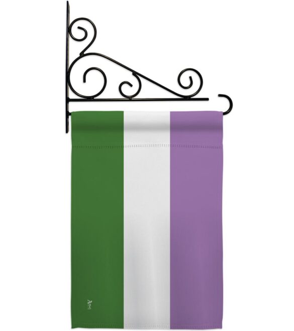 Genderqueer pride - Support Inspirational Vertical Impressions Decorative Flags HG148009 Made In USA - Image 11