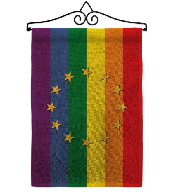 European Union Pride - Support Inspirational Vertical Impressions Decorative Flags HG148671 Made In USA - Image 13