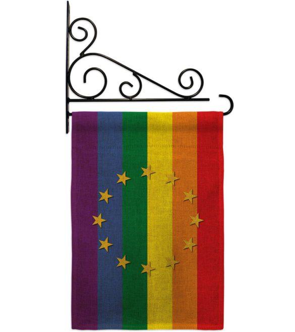 European Union Pride - Support Inspirational Vertical Impressions Decorative Flags HG148671 Made In USA - Image 14
