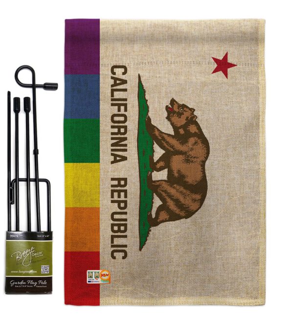 California Republic Pride - Support Inspirational Vertical Impressions Decorative Flags HG148680 Made In USA - Image 12