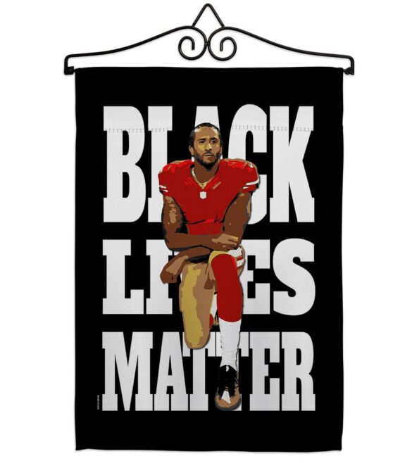 Black Lives Anti Racism - Support Inspirational Vertical Impressions Decorative Flags HG170015 Made In USA - Image 7