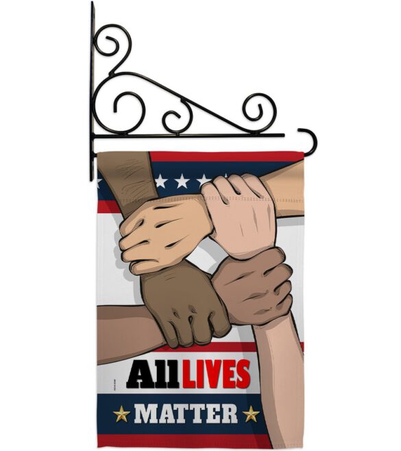 All Lives Matter - Support Inspirational Vertical Impressions Decorative Flags HG170016 Made In USA - Image 9