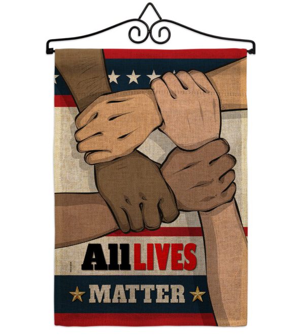 All Lives Matter - Support Inspirational Vertical Impressions Decorative Flags HG170016 Made In USA - Image 14