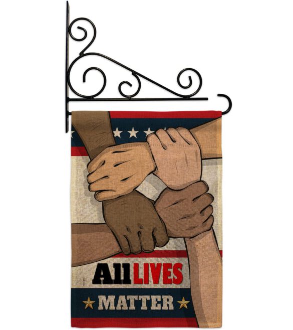 All Lives Matter - Support Inspirational Vertical Impressions Decorative Flags HG170016 Made In USA - Image 15