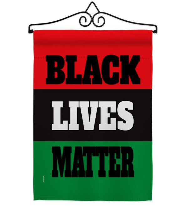 Black Lives Awareness - Support Inspirational Vertical Impressions Decorative Flags HG170020 Made In USA - Image 7