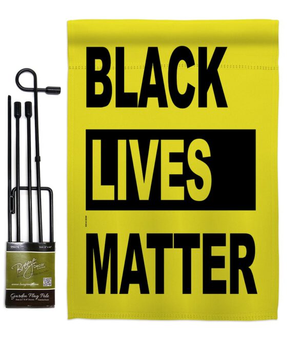 Black Lives Movement - Support Inspirational Vertical Impressions Decorative Flags HG170049 Made In USA - Image 4