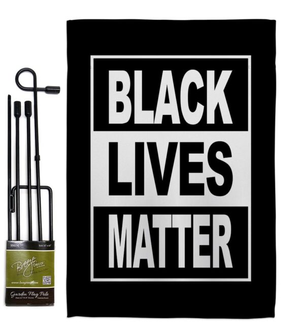 Can't Breathe BLM - Support Inspirational Vertical Impressions Decorative Flags HG170052 Made In USA - Image 4