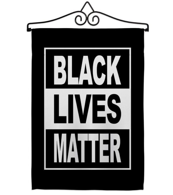 Can't Breathe BLM - Support Inspirational Vertical Impressions Decorative Flags HG170052 Made In USA - Image 7