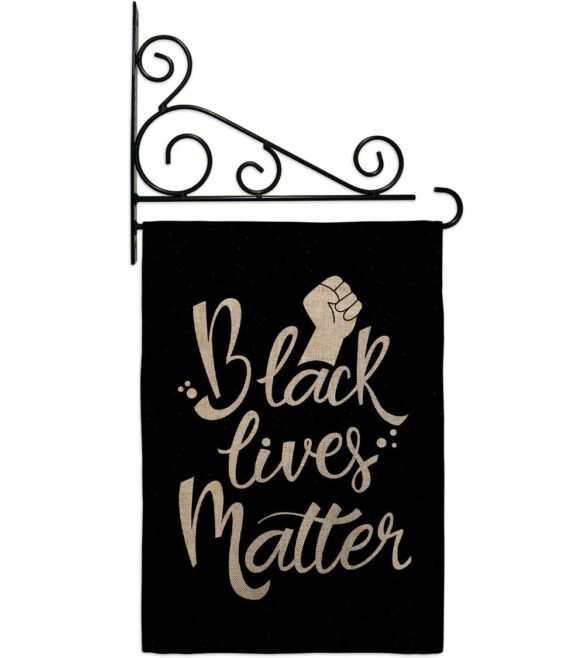 BLM Solidarity - Support Inspirational Vertical Impressions Decorative Flags HG170054 Made In USA - Image 14