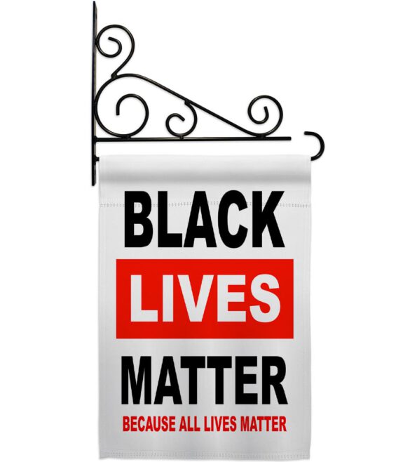 Because All Lives Matter - Support Inspirational Vertical Impressions Decorative Flags HG170058 Made In USA - Image 8