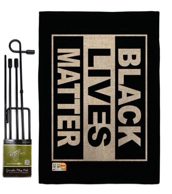 Black Lives Matter - Support Inspirational Vertical Impressions Decorative Flags HG170062 Made In USA - Image 12