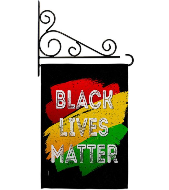 Black Lives Freedom - Support Inspirational Vertical Impressions Decorative Flags HG170071 Made In USA - Image 8